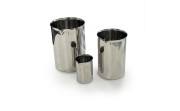 NEW - Beakers With Spouts – 316L Stainless Steel