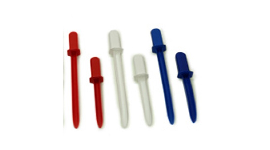 NEW - Blue SteriWare Powder Spatula from Sampling Systems.
