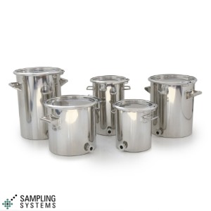 Stainless Steel Drum with Emptying from Base (5 to 200 Litre)