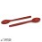 SteriWare Sample Spoons RED